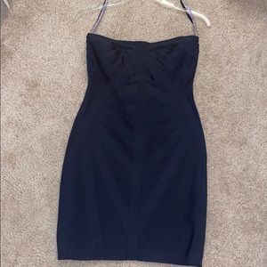 Herve Leger Navy Bandage Dress size M